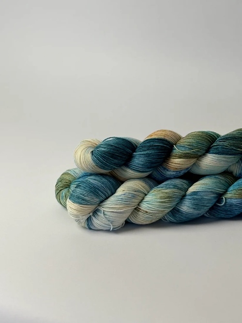 Glitter Sock fra Unik Garn - Blå Planet